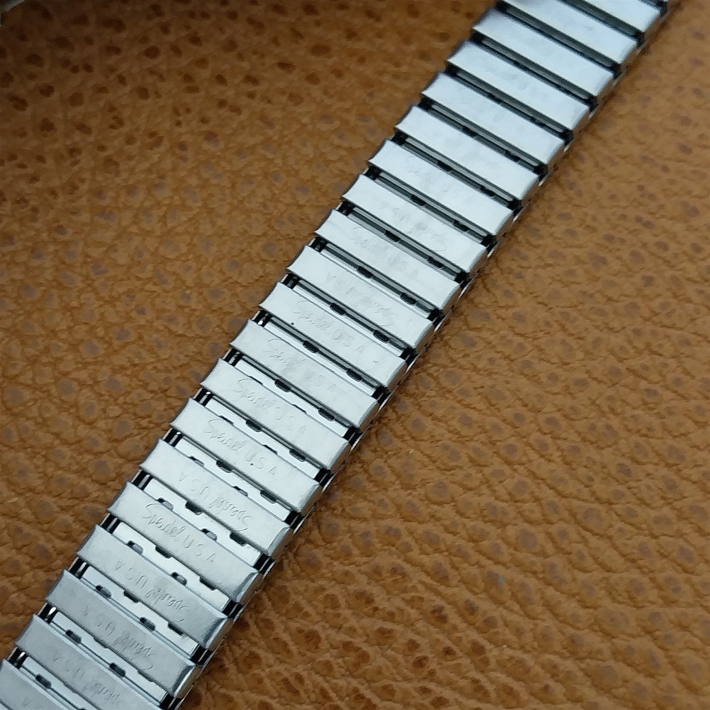 Long 3/4" 19mm 18mm 17mm 16mm Speidel Stainless Riptide Vintage Watch Band