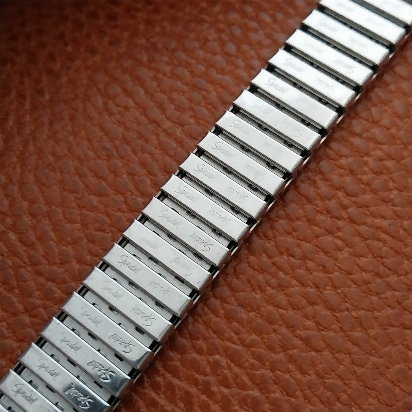 Long 3/4" 19mm 18mm 17mm 16mm Speidel Stainless Riptide Vintage Watch Band