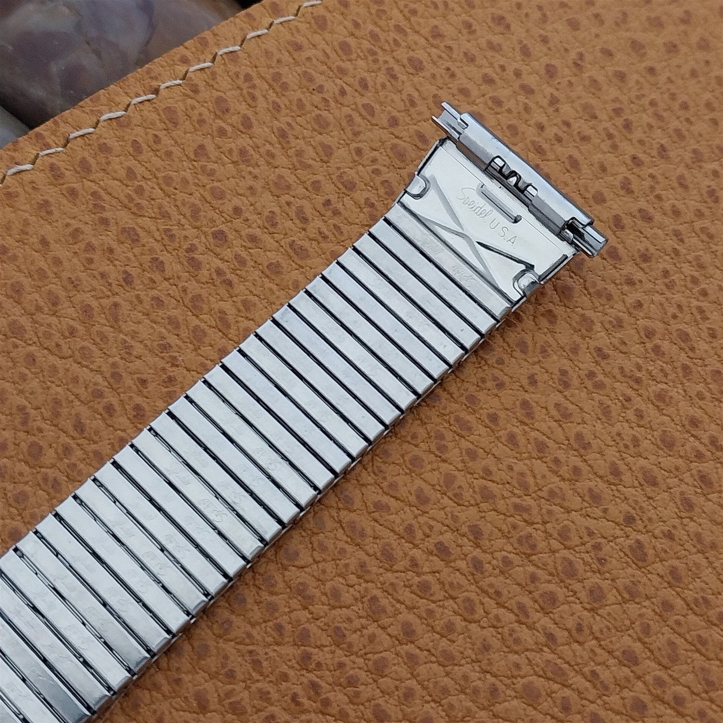 18mm 19mm 20mm 1970s Stainless Steel Speidel Thinline Unused Vintage Watch Band