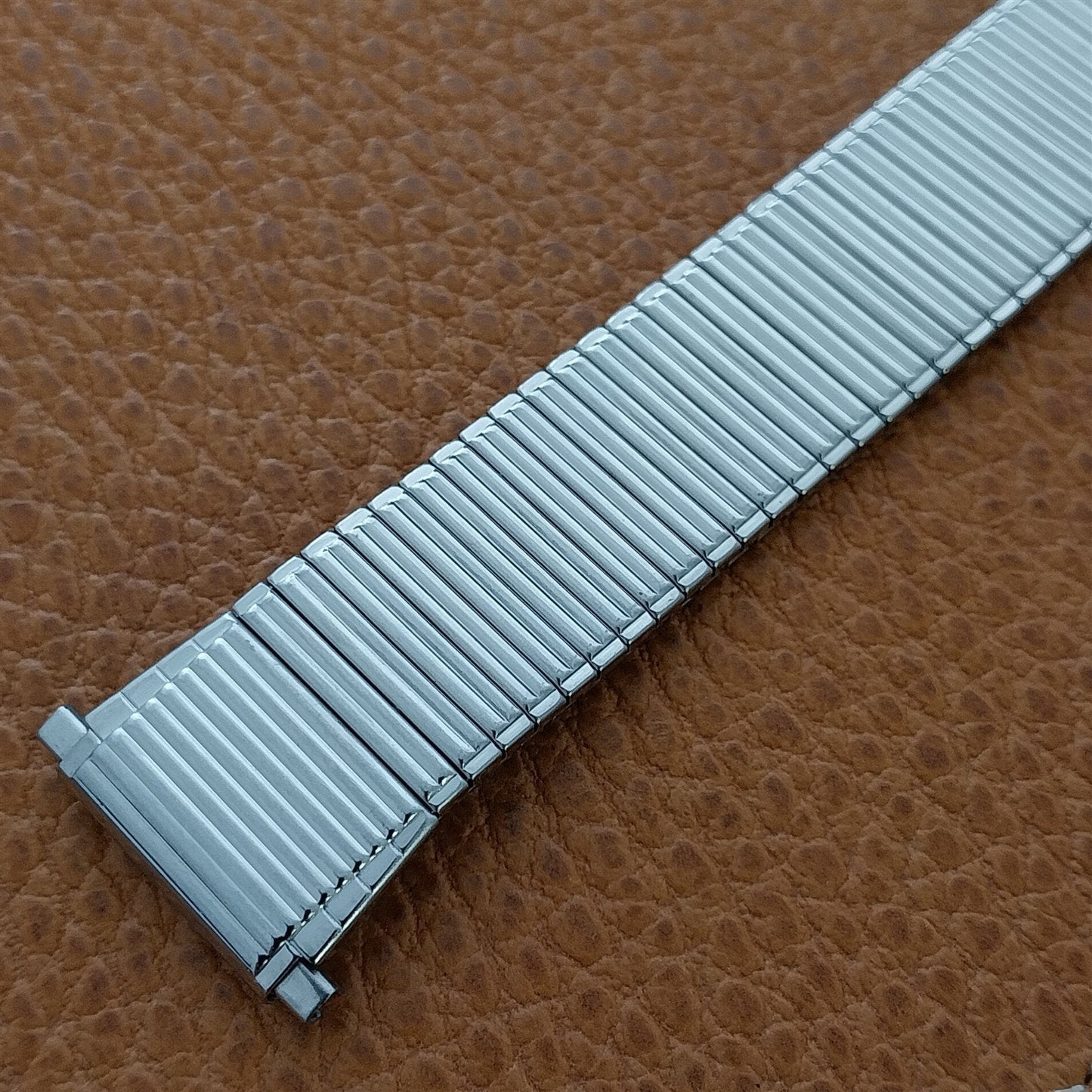 19mm 20mm 22mm Stainless Steel Speidel USA Thinline nos 1970s Vintage Watch Band