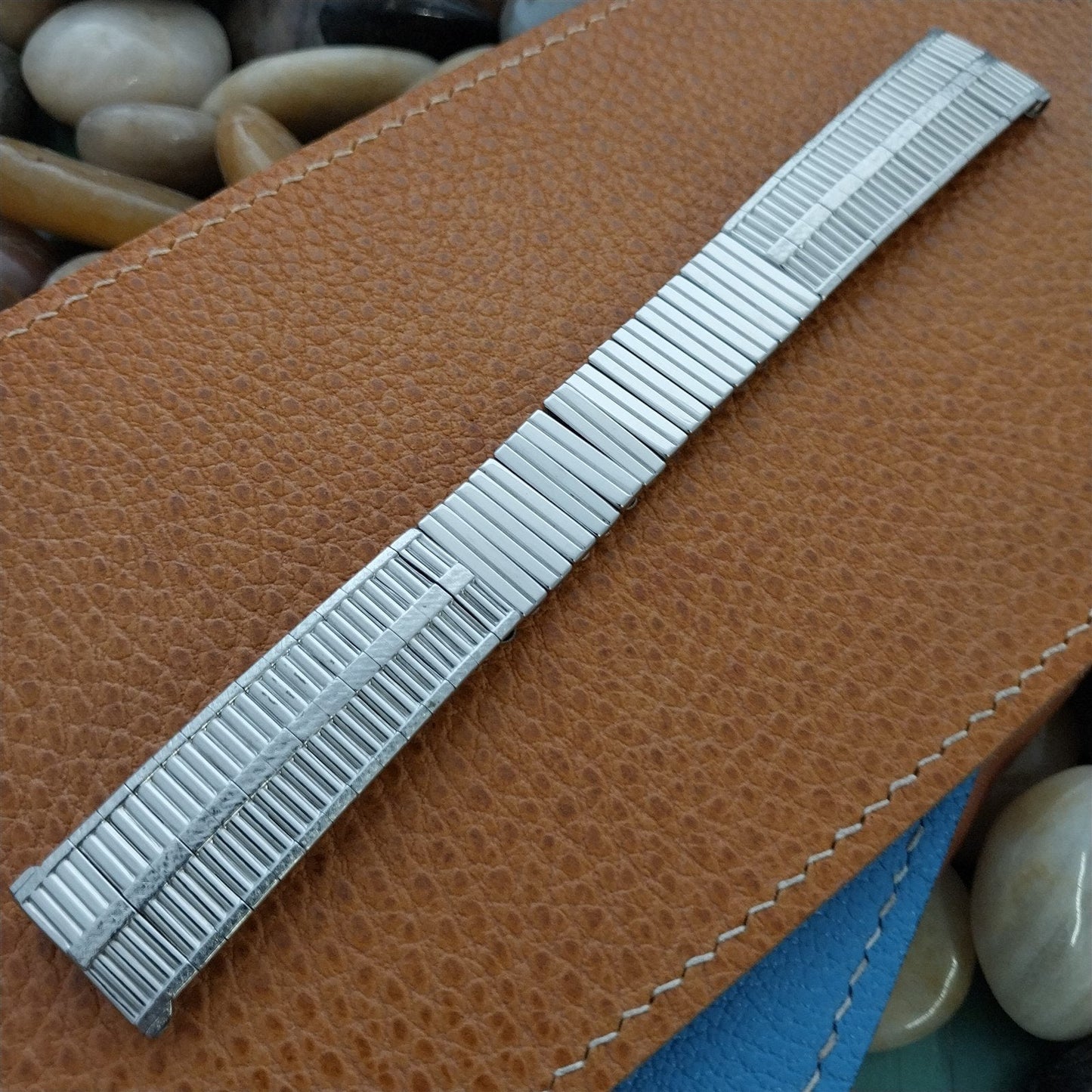 1960s 18mm 19mm Stainless Steel Kestenmade USA Classic nos Vintage Watch Band