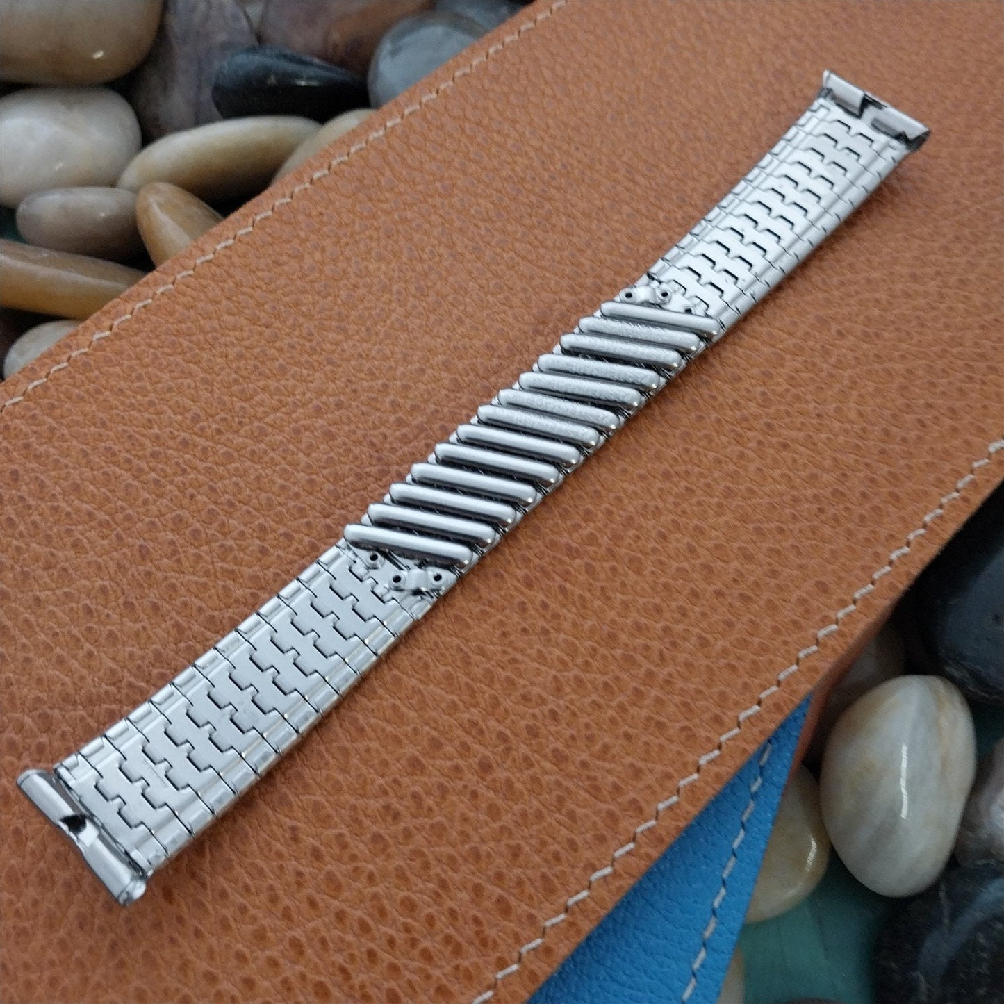 1960s 18mm 19mm Stainless Steel Kestenmade USA Classic nos Vintage Watch Band