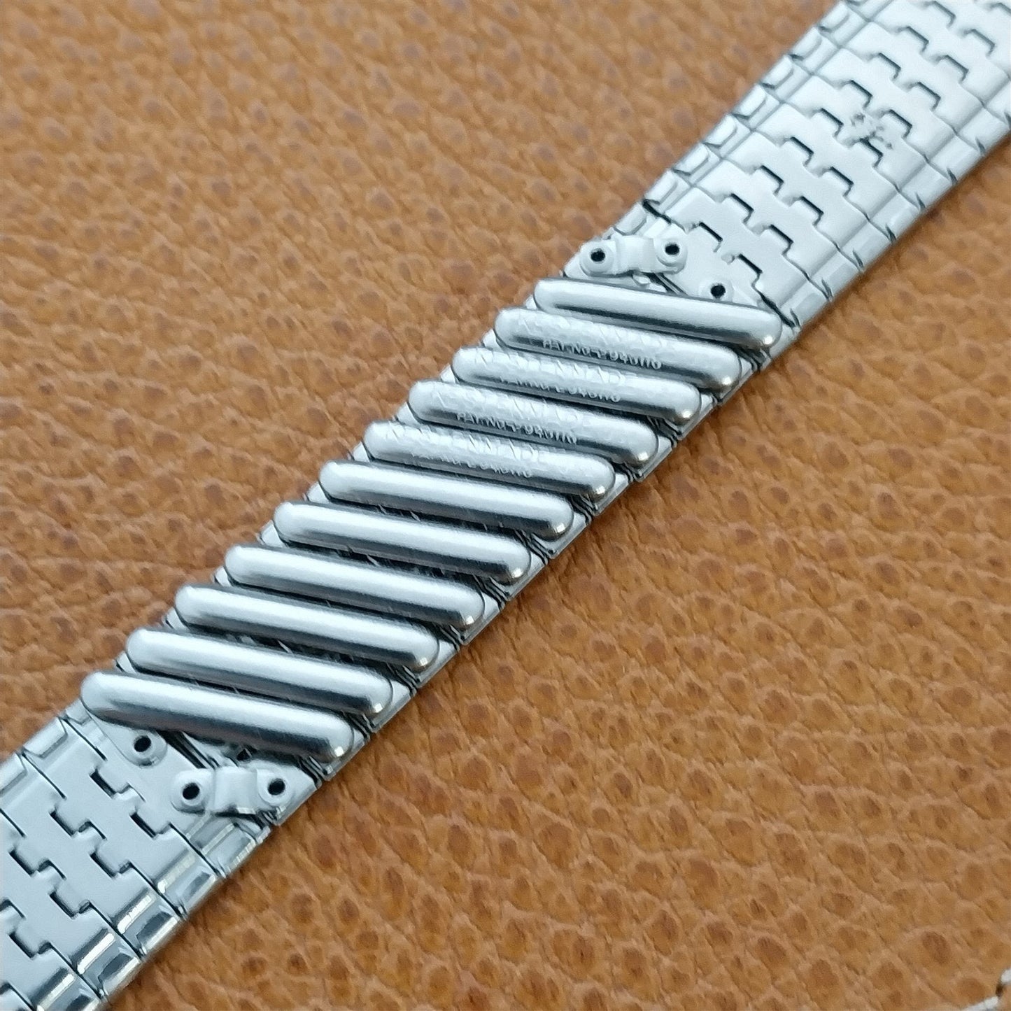 18mm 19mm 1960s Stainless Steel Expansion Kestenmade USA nos Vintage Watch Band