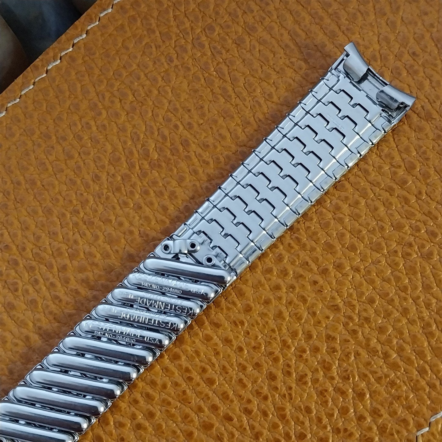 Vintage 17.2mm 17mm Kestenmade Stainless Steel Unused Classic 1960s Watch Band