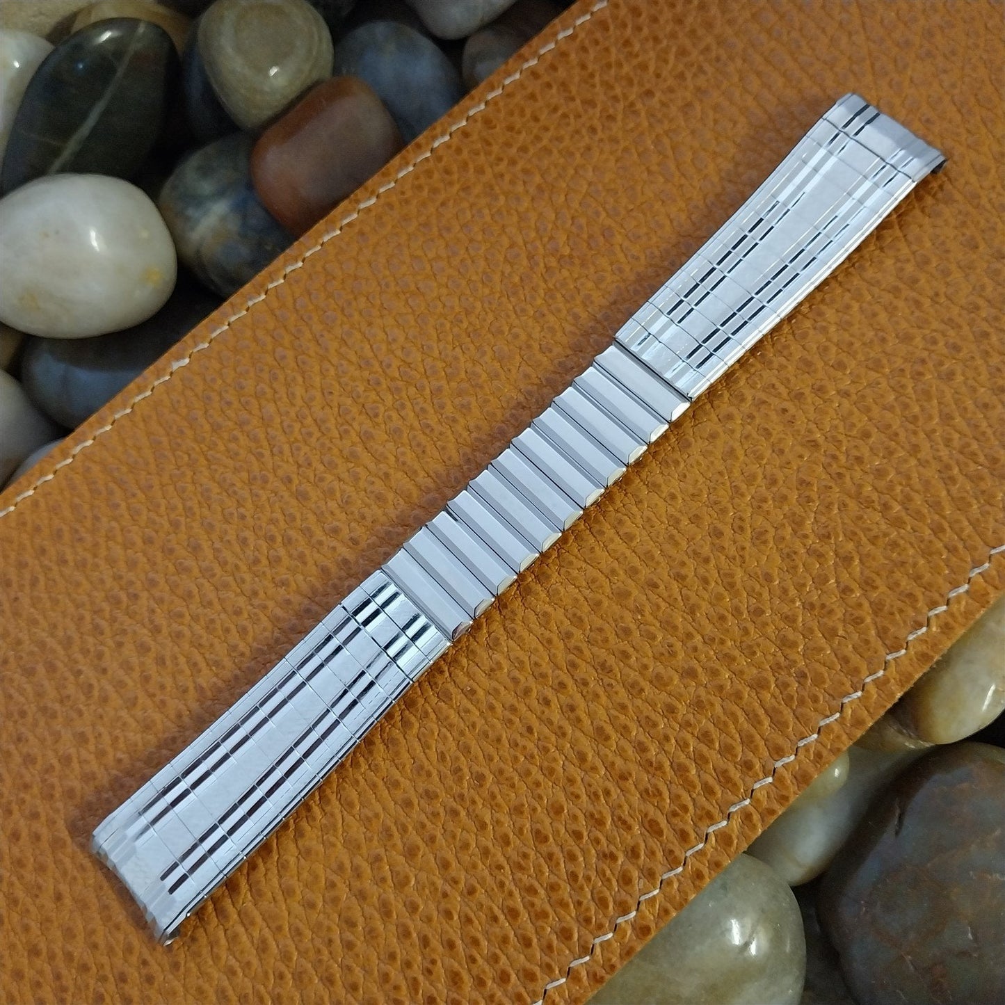 Vintage 17.2mm 17mm Kestenmade Stainless Steel Unused Classic 1960s Watch Band