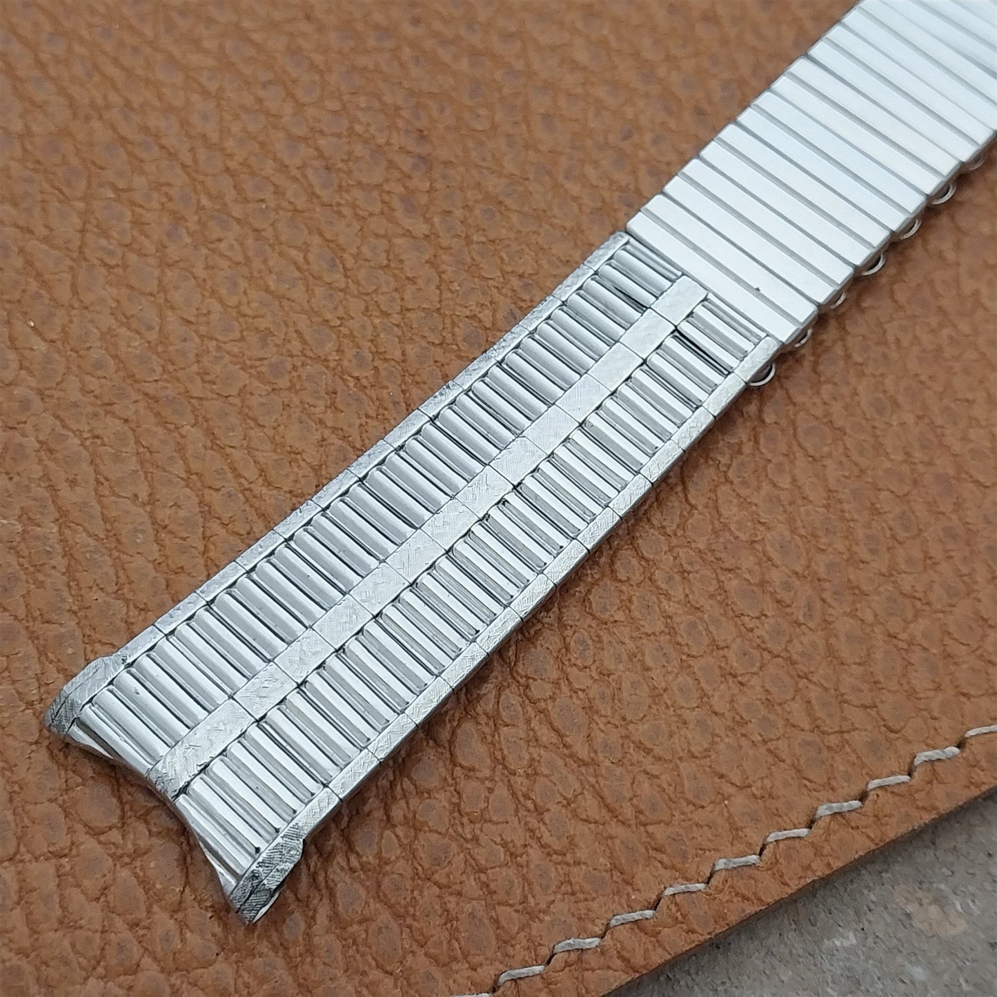 18mm 19mm Stainless Steel nos Kestenmade USA Mid-Century Vintage Watch Band