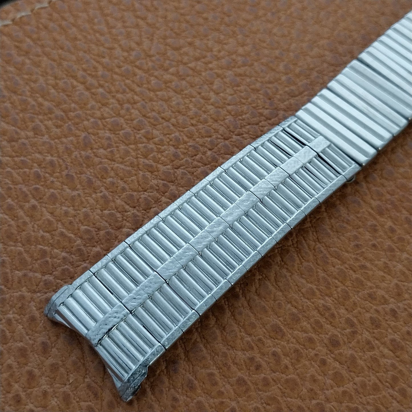 18mm 19mm Stainless Steel nos Kestenmade USA Mid-Century Vintage Watch Band