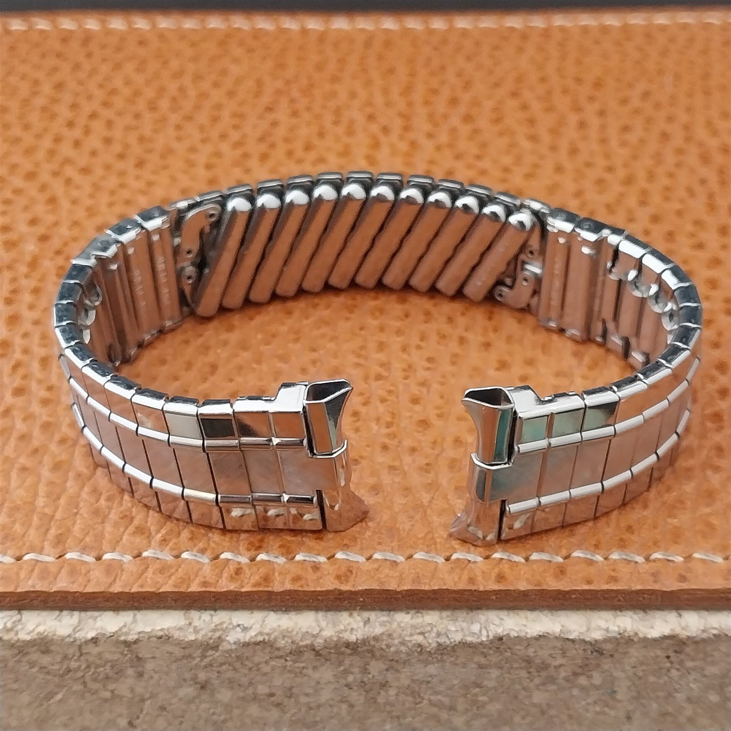 Vintage 19mm 18mm 17mm Stainless Steel 1960s Classic Gemex NOS Unused Watch Band