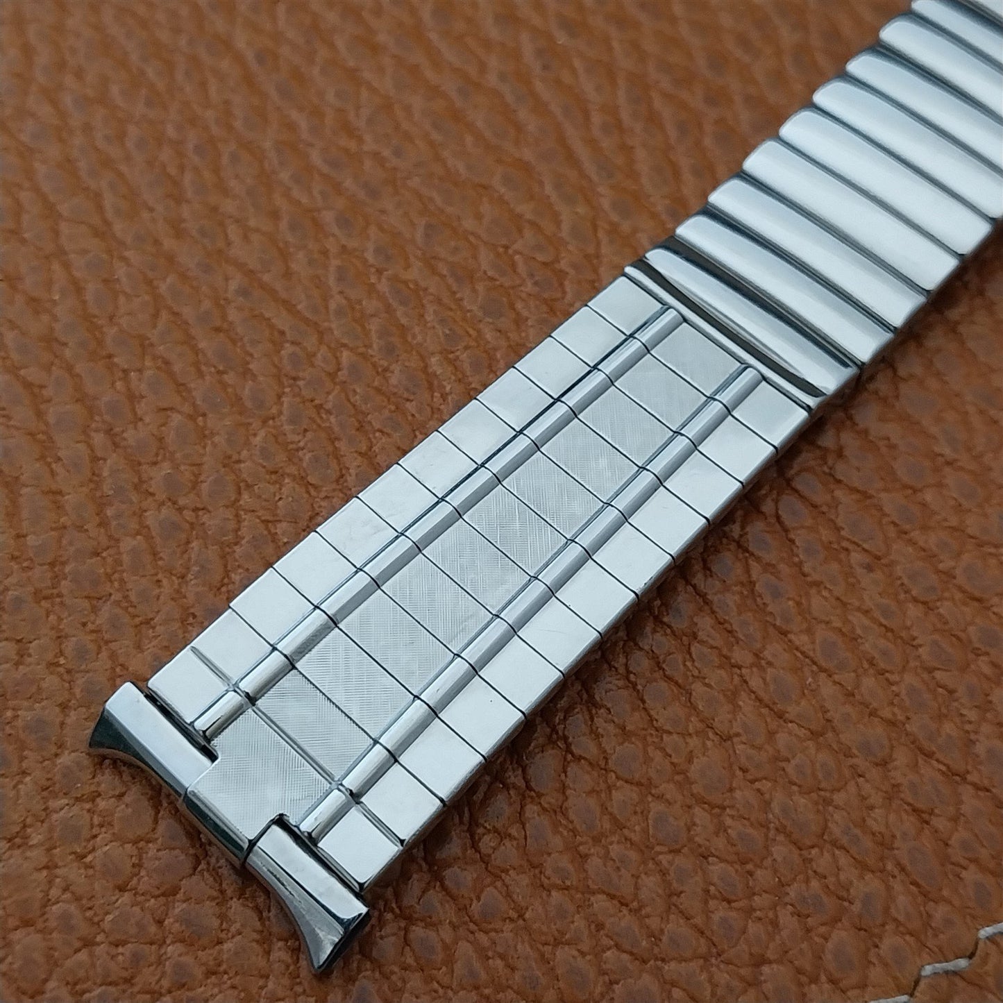 Vintage 19mm 18mm 17mm Stainless Steel 1960s Classic Gemex NOS Unused Watch Band