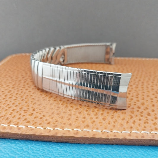 17.2mm 11/16" Stainless Steel Expansion Scott 1960s nos Vintage Watch Band