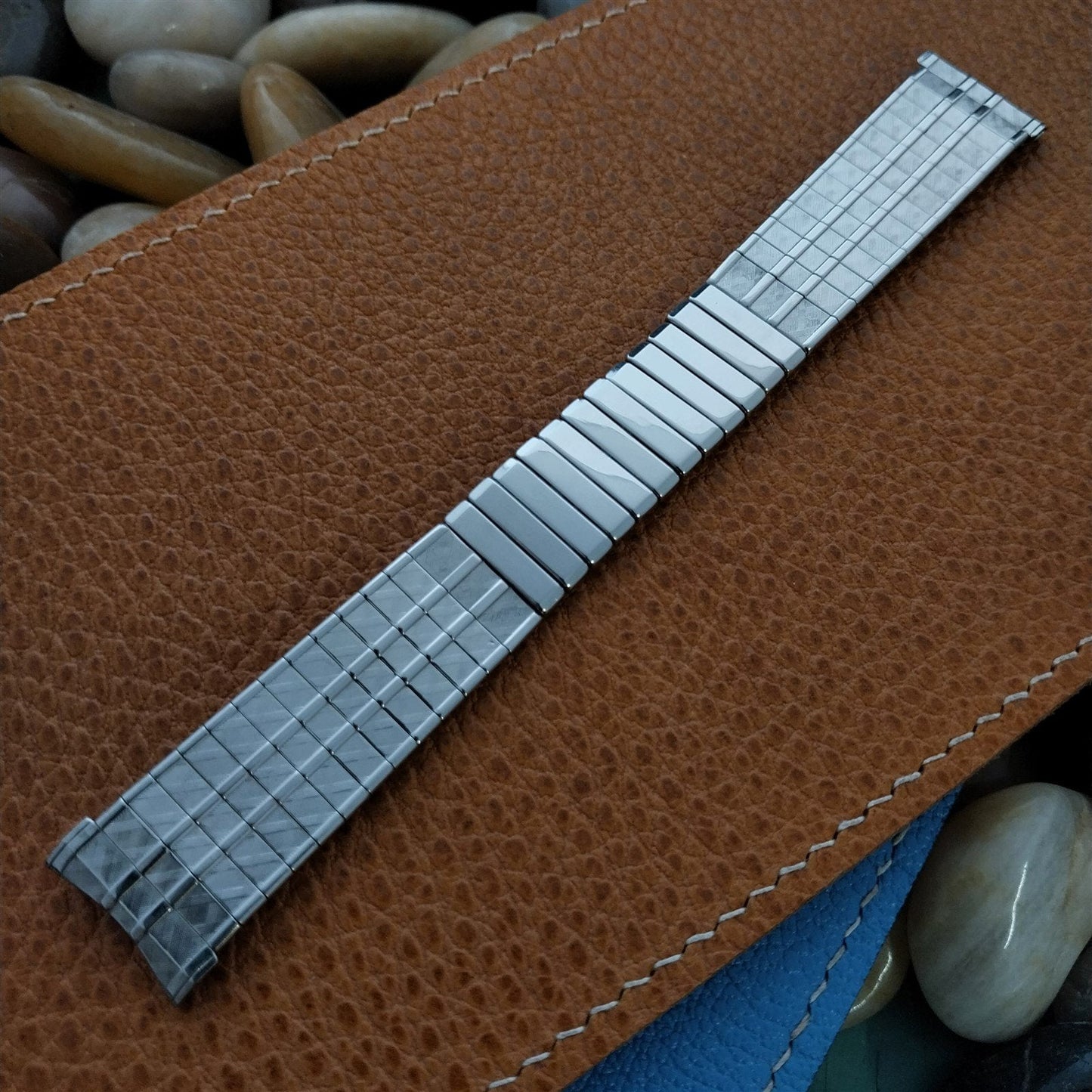 18mm 19mm 17.2mm Stainless Steel Expansion Craftex nos 1960s Vintage Watch Band