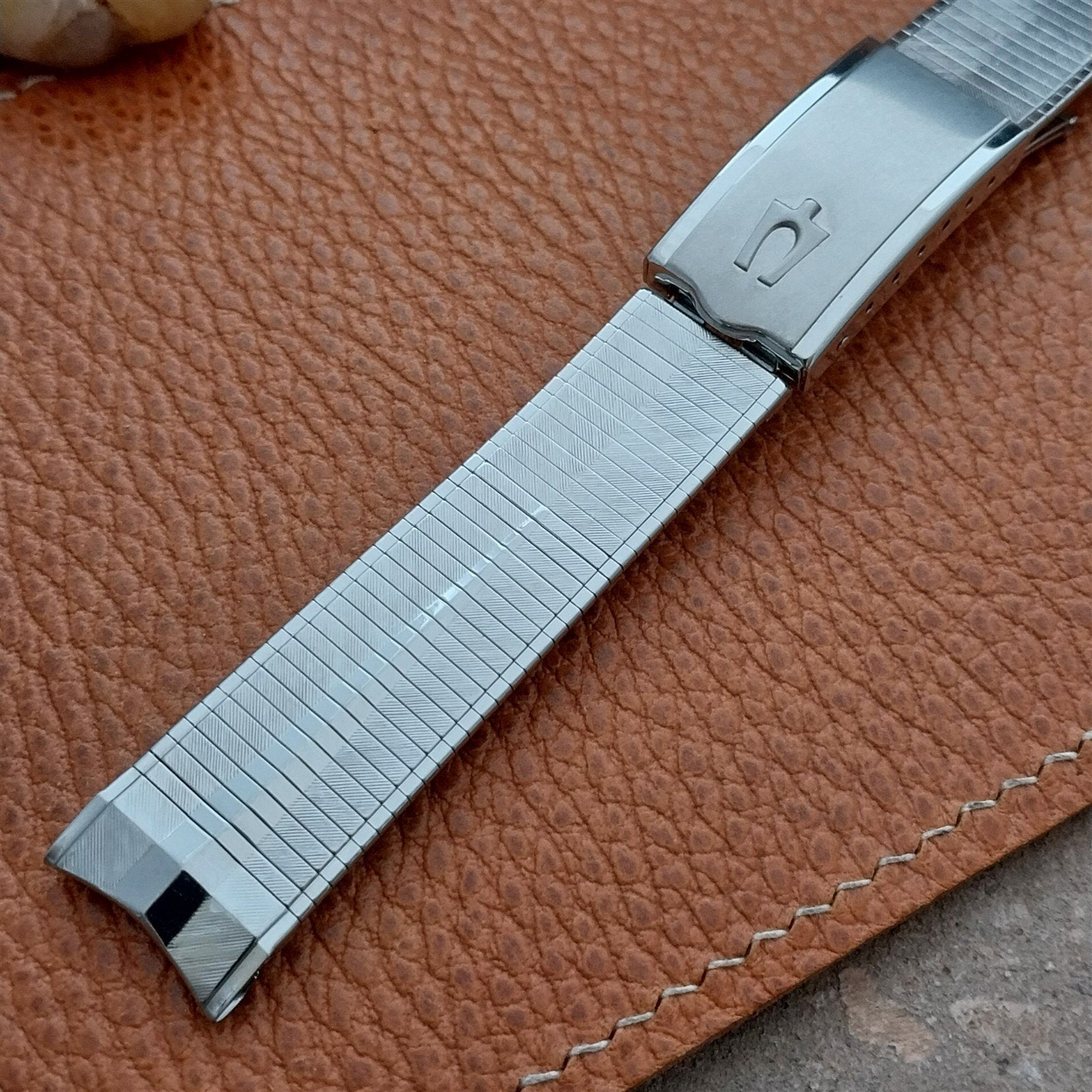 17.2mm Vintage Accutron Duchess Stainless Steel Unused Classic 1960s Watch Band