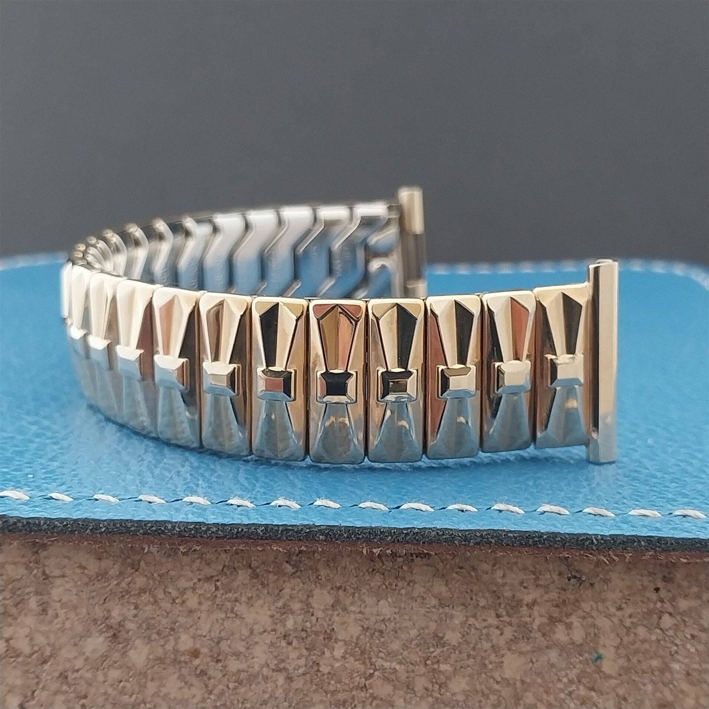 19mm 18mm 16mm Speidel 1957 High Ridge Gold-Fill Unused Classic 1950s Watch Band