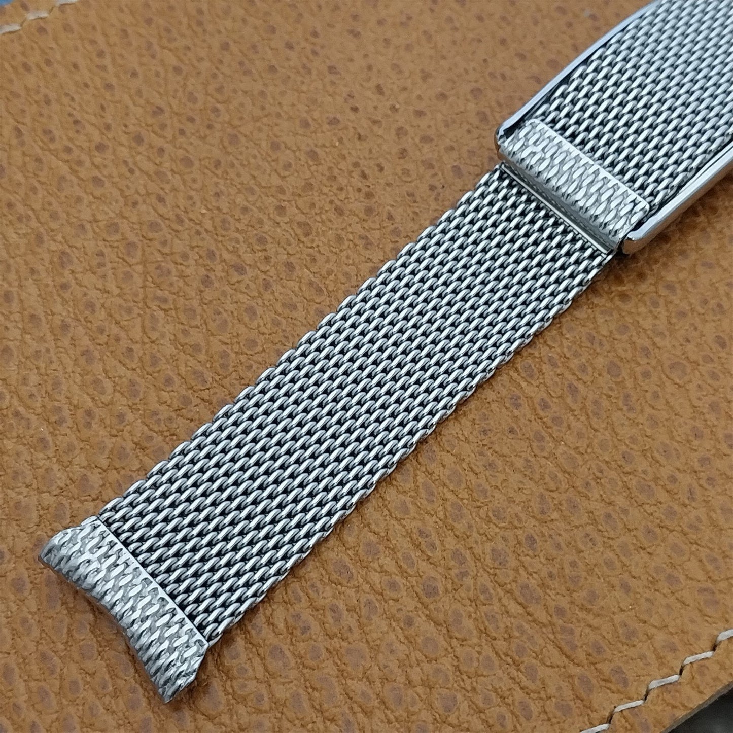 Stainless Steel Mesh 19mm 18mm Kestenmade USA nos 1960s Vintage Watch Band