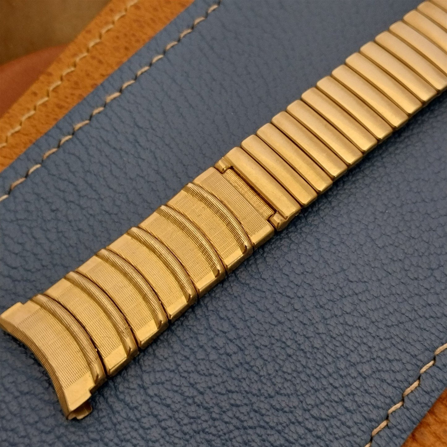 NOS 19mm 3/4" JB Champion USA Classic Gold-Filled 1960s Vintage Watch Band