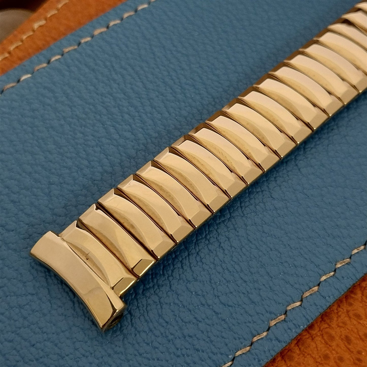 12k Gold-Filled Gemex Cavalcade Classic nos Expansion Vintage Watch Band