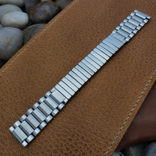 11/16" Baldwin Classic 17.2mm Stainless Steel nos 1960s Vintage Watch Band