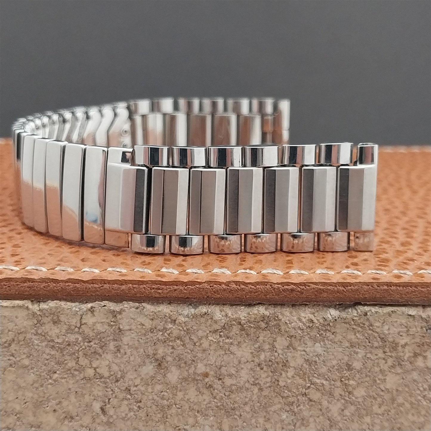 Vintage Baldwin 17.2mm Stainless Steel Unused Classic NOS 1960s Watch Band