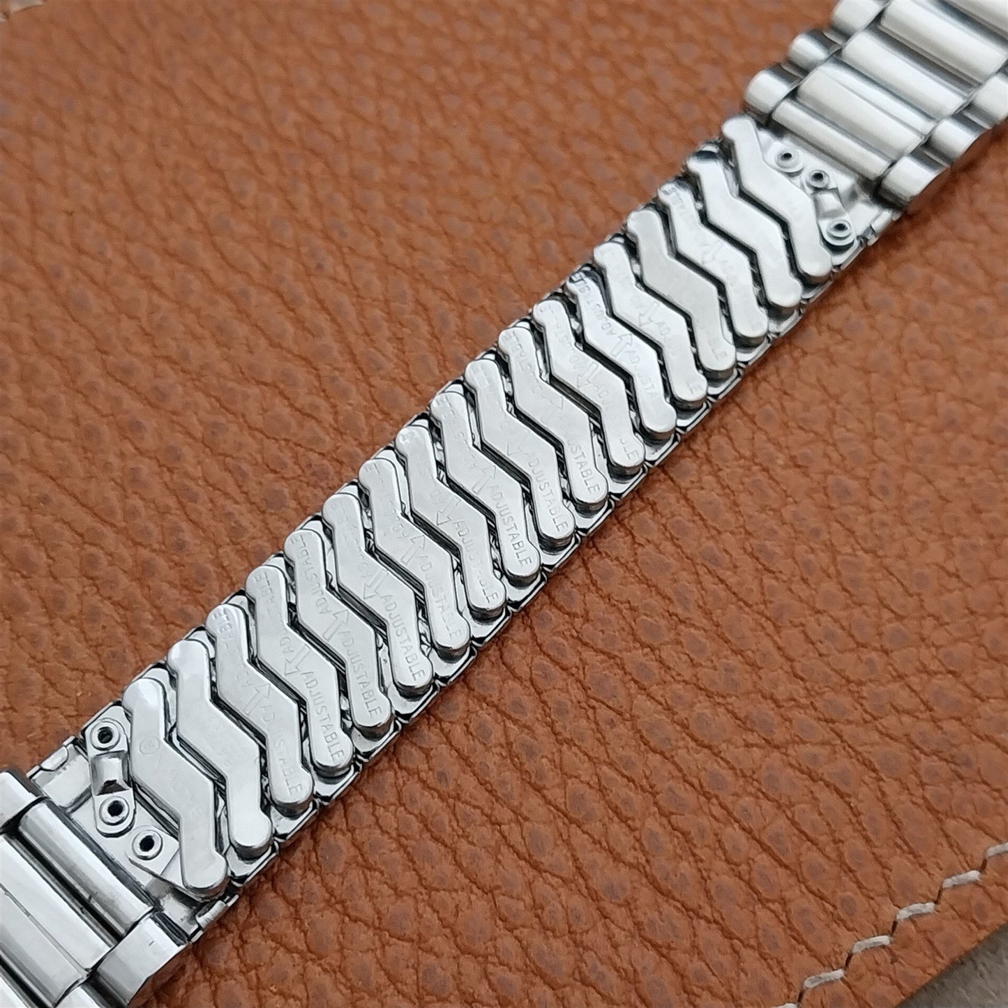Vintage Baldwin 17.2mm Stainless Steel Unused Classic NOS 1960s Watch Band