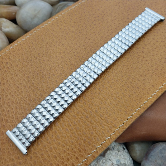 1960s Bellavance USA Stainless Steel Expansion nos Vintage Watch Band