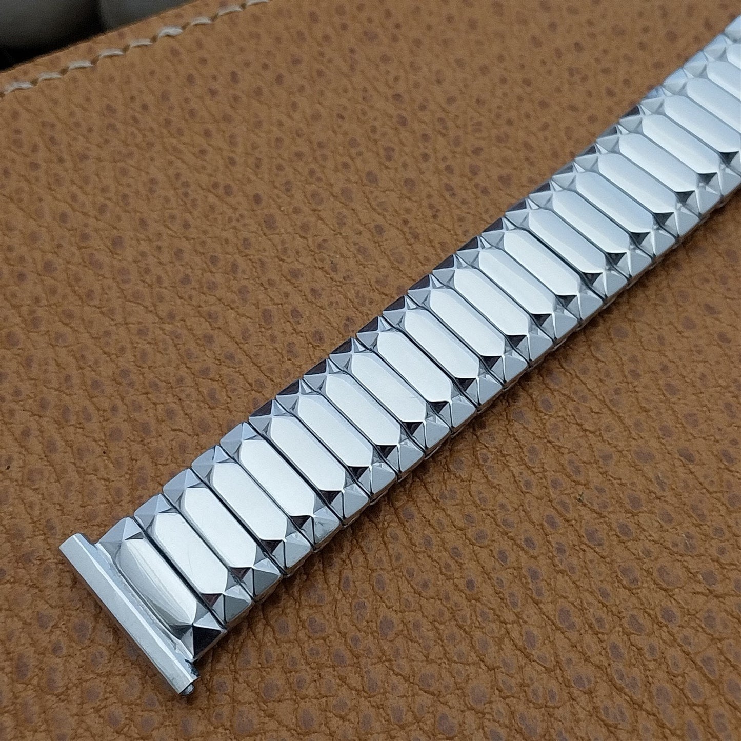 19mm 18mm 16mm Classic 1953 White Gold Filled Speidel Unused Vintage Watch Band