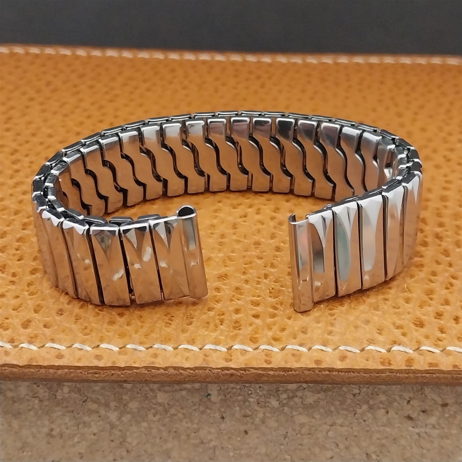 5/8" 1950s Gemex USA Stainless Steel New Old Stock nos Vintage Watch Band