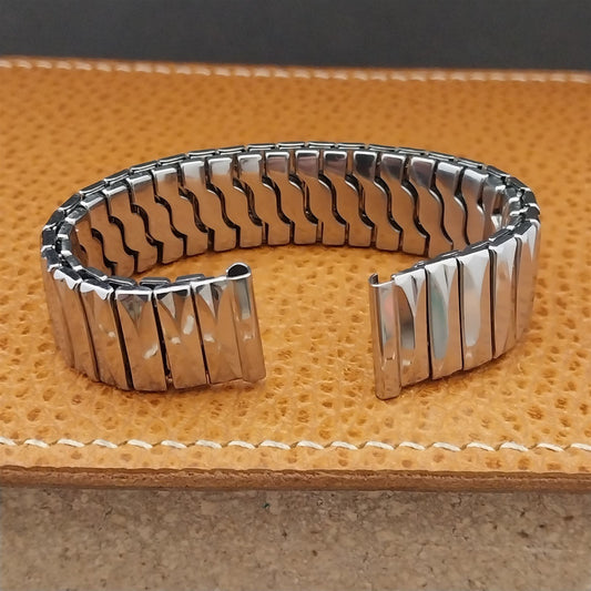 5/8" 1950s Gemex USA Stainless Steel New Old Stock nos Vintage Watch Band