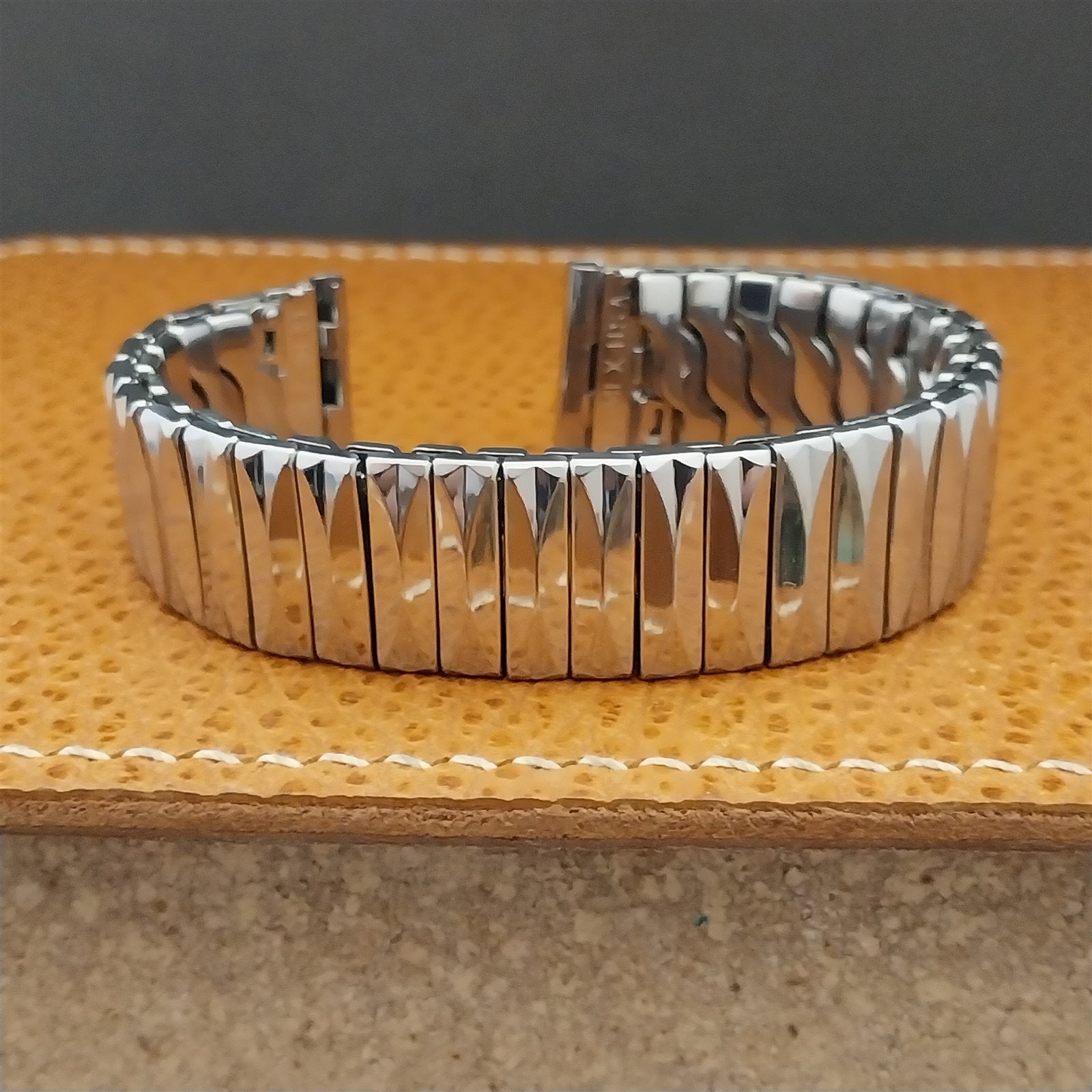 5/8" 1950s Gemex USA Stainless Steel New Old Stock nos Vintage Watch Band