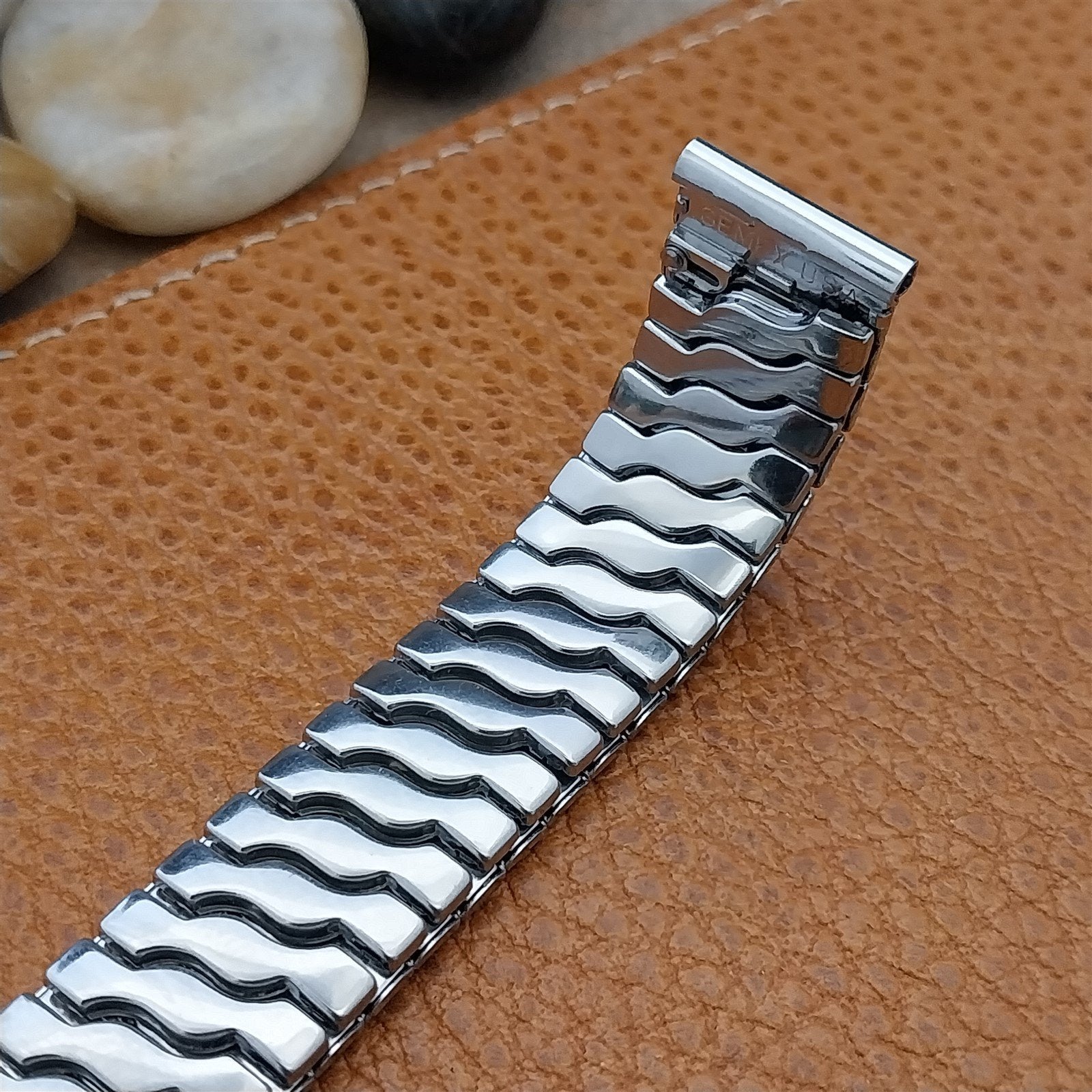 5/8" 1950s Gemex USA Stainless Steel New Old Stock nos Vintage Watch Band