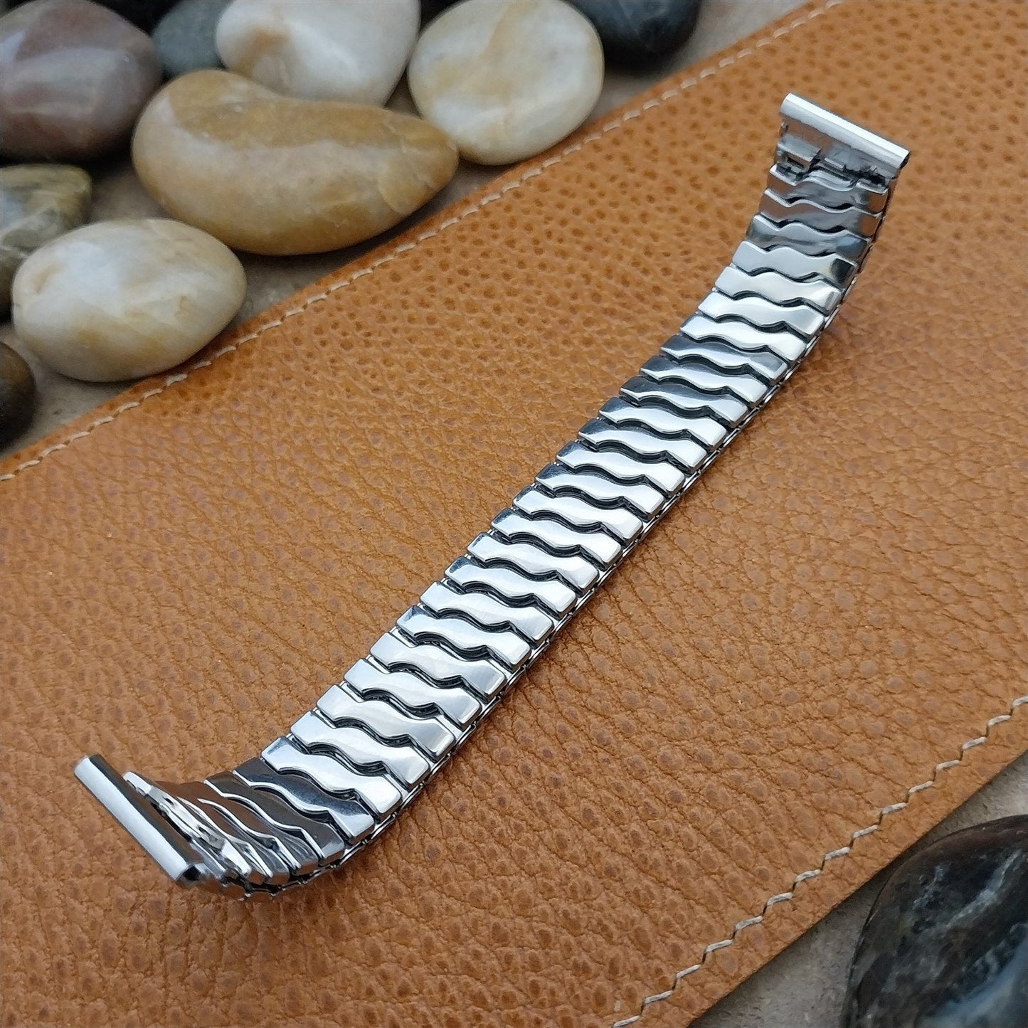 5/8" 1950s Gemex USA Stainless Steel New Old Stock nos Vintage Watch Band