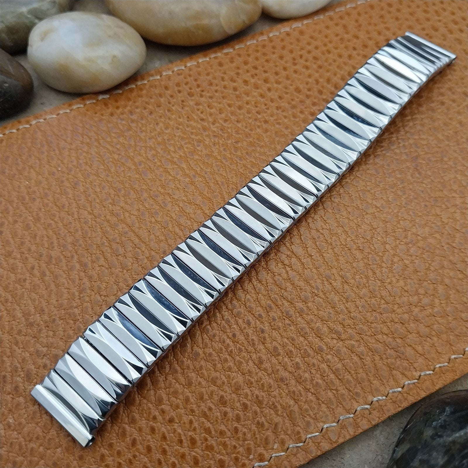 5/8" 1950s Gemex USA Stainless Steel New Old Stock nos Vintage Watch Band