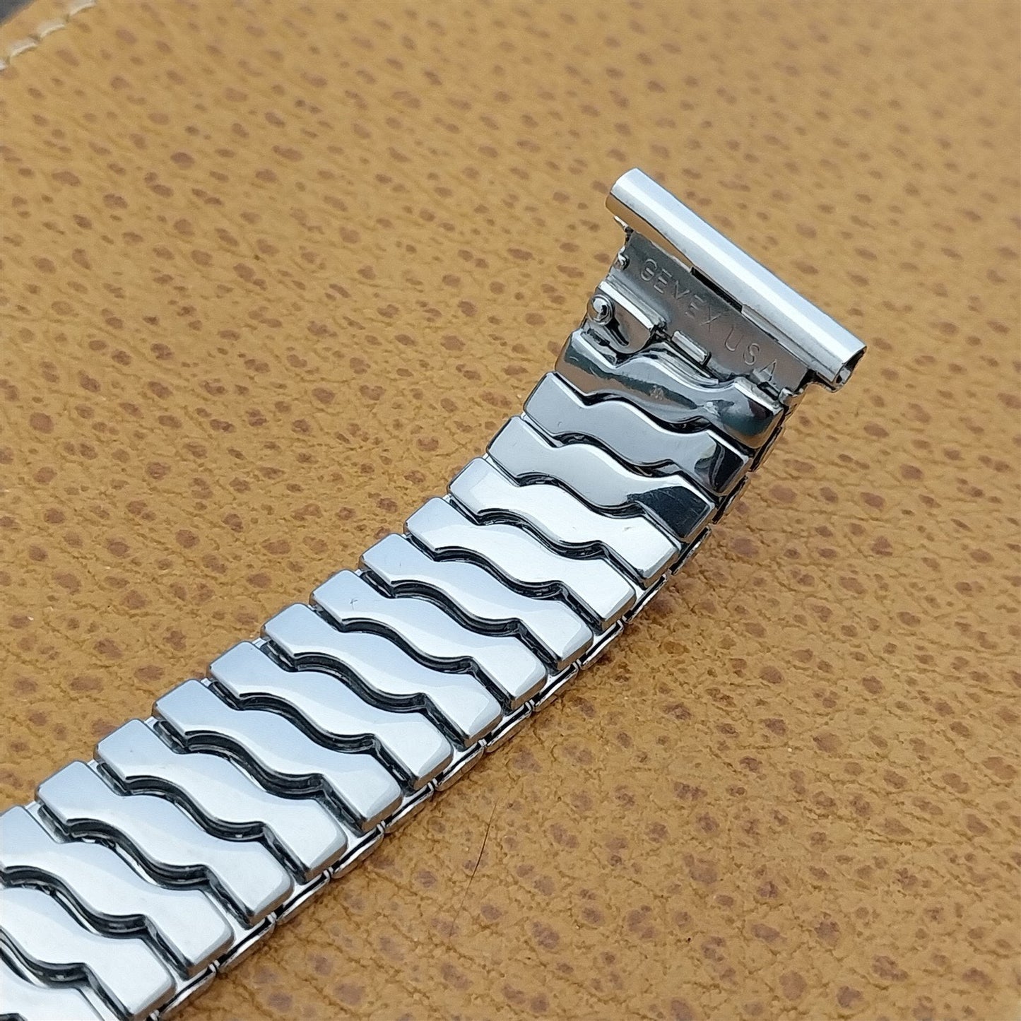 Vintage Gemex Gondolier White Gold Filled nos Unused Classic 1950s Watch Band