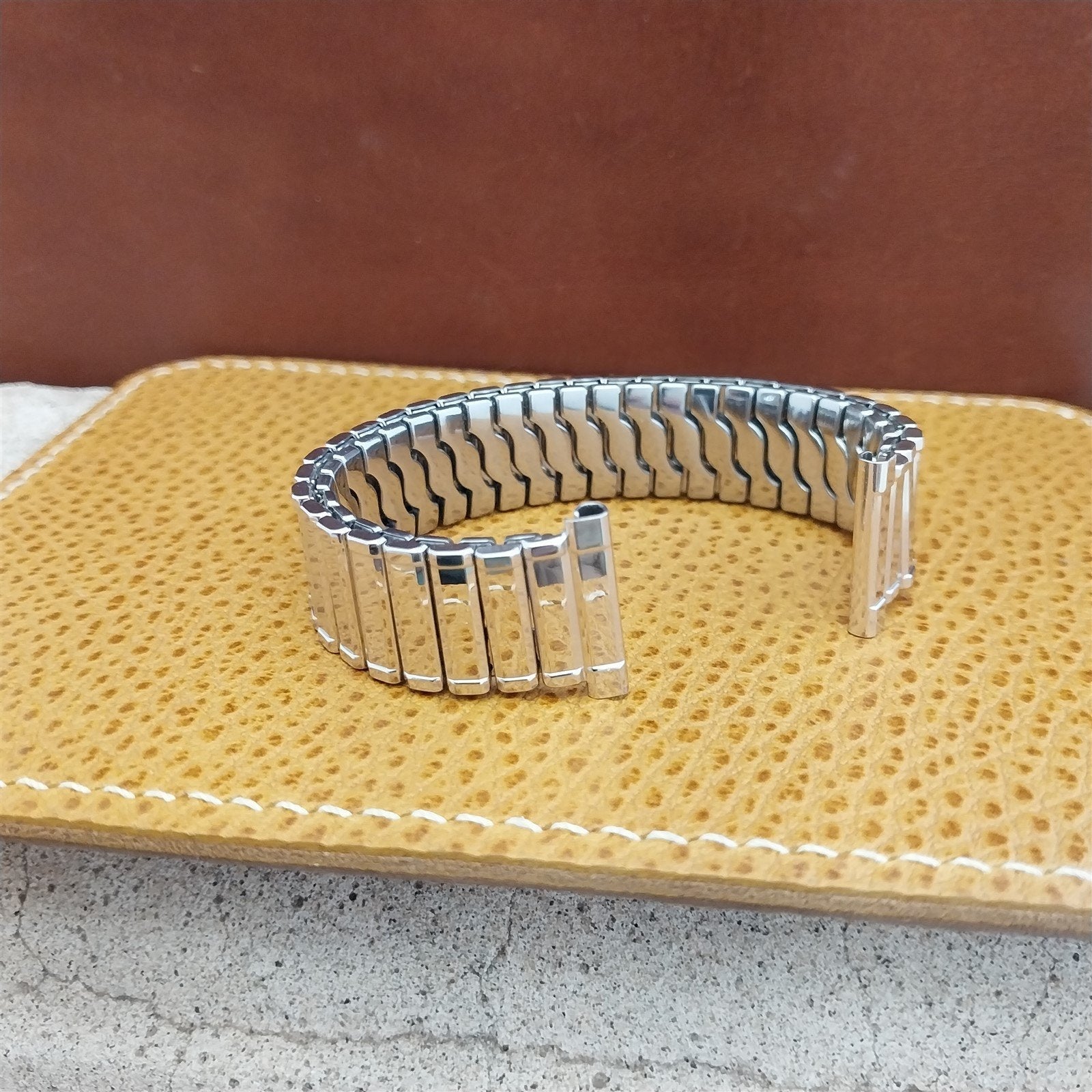 Vintage Gemex Gondolier White Gold Filled nos Unused Classic 1950s Watch Band