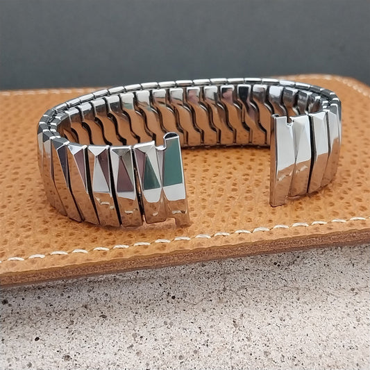 Vintage 19mm 18mm 16mm Gemex Stainless Steel Unused Classic 1950s Watch Band