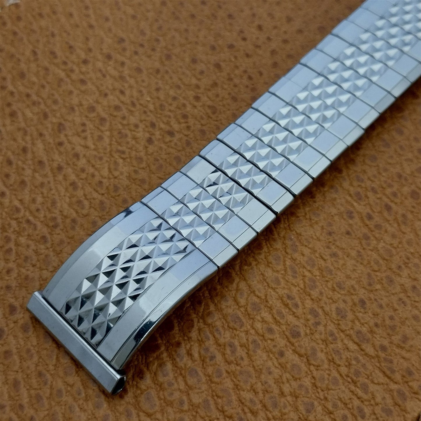 Gemex USA Classic Stainless Steel nos 1950s Vintage Watch Band Unused