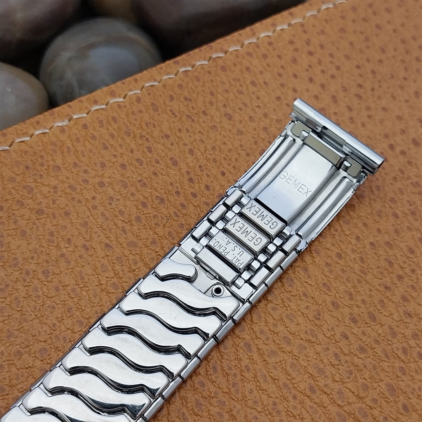 Gemex USA Classic Stainless Steel nos 1950s Vintage Watch Band Unused