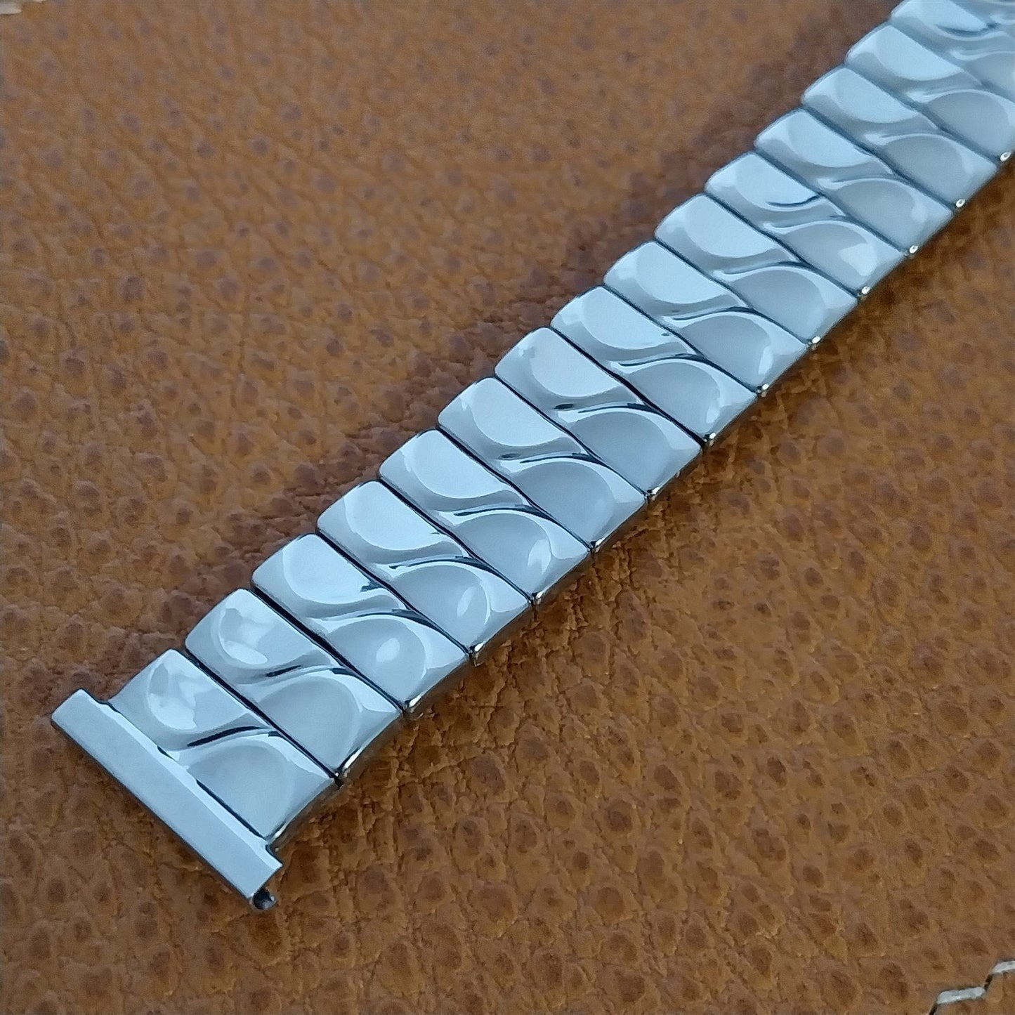 16mm 18mm 19mm Stainless Steel Expansion Foster USA 1950s nos Vintage Watch Band