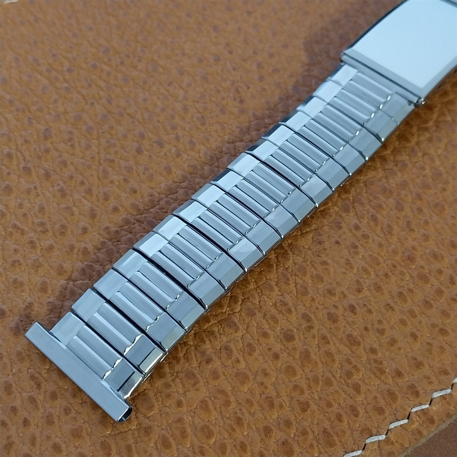 Stainless Steel Expansion Gemex Captain 19mm nos 1950s Vintage Watch Band