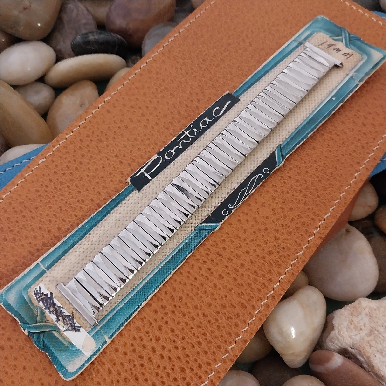 1950s Vintage Watch Band 19mm 18mm Pontiac Chevalier Stainless Steel Expansion