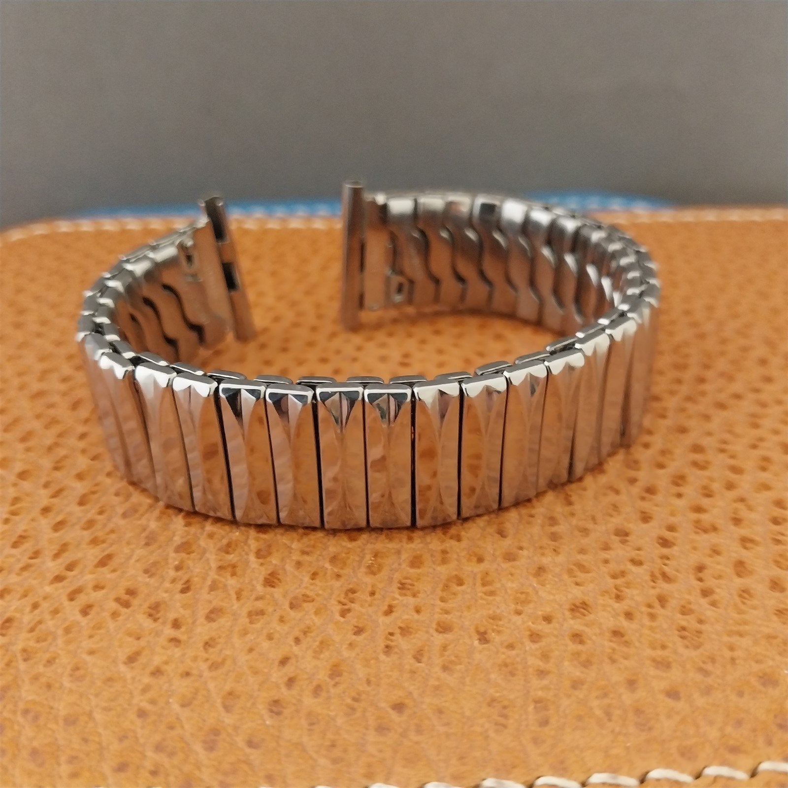 1950s Vintage Watch Band 19mm 18mm Pontiac Chevalier Stainless Steel Expansion