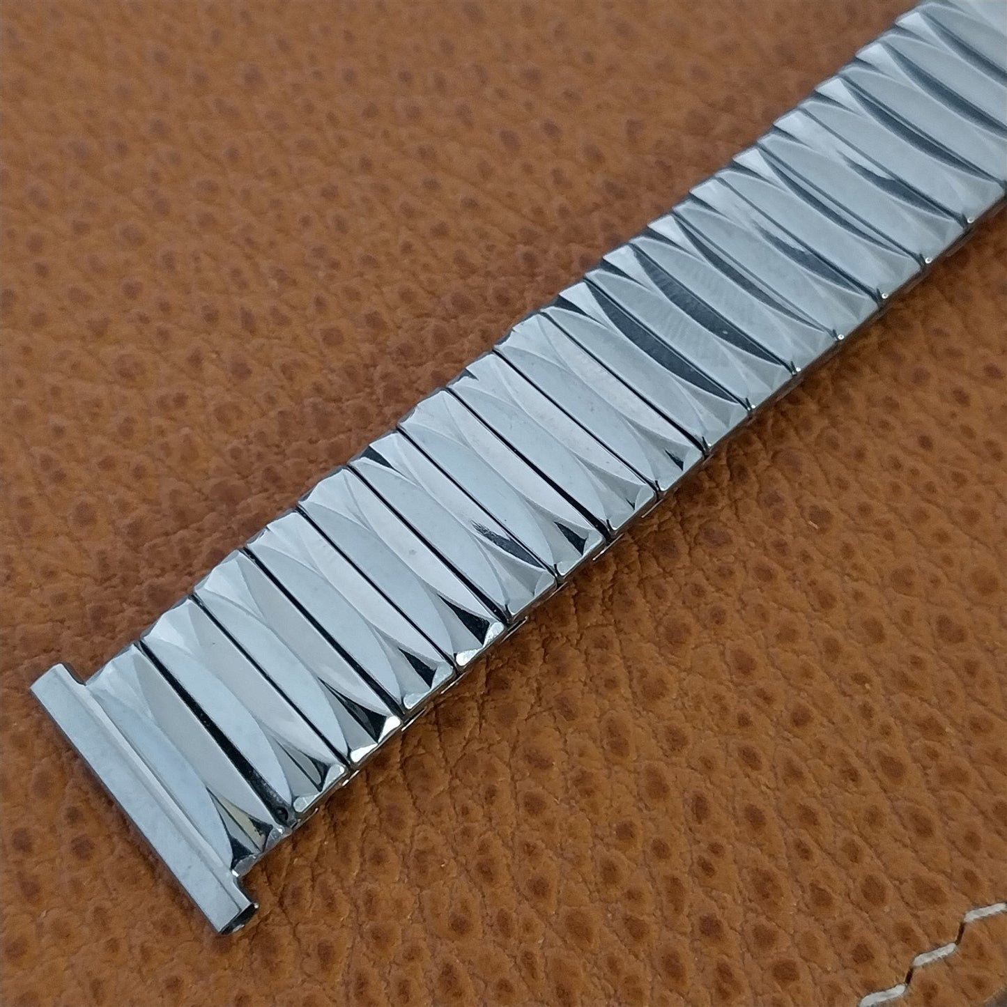 1950s Vintage Watch Band 19mm 18mm Pontiac Chevalier Stainless Steel Expansion