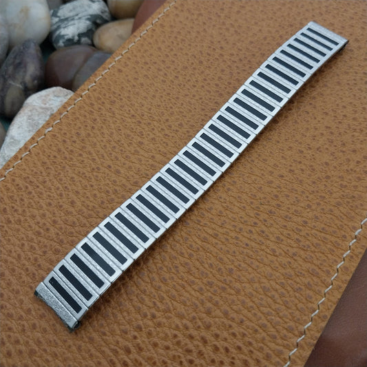 NOS 1960s 5/8" UniFlex USA Classic Stainless Steel Expansion Vintage Watch Band