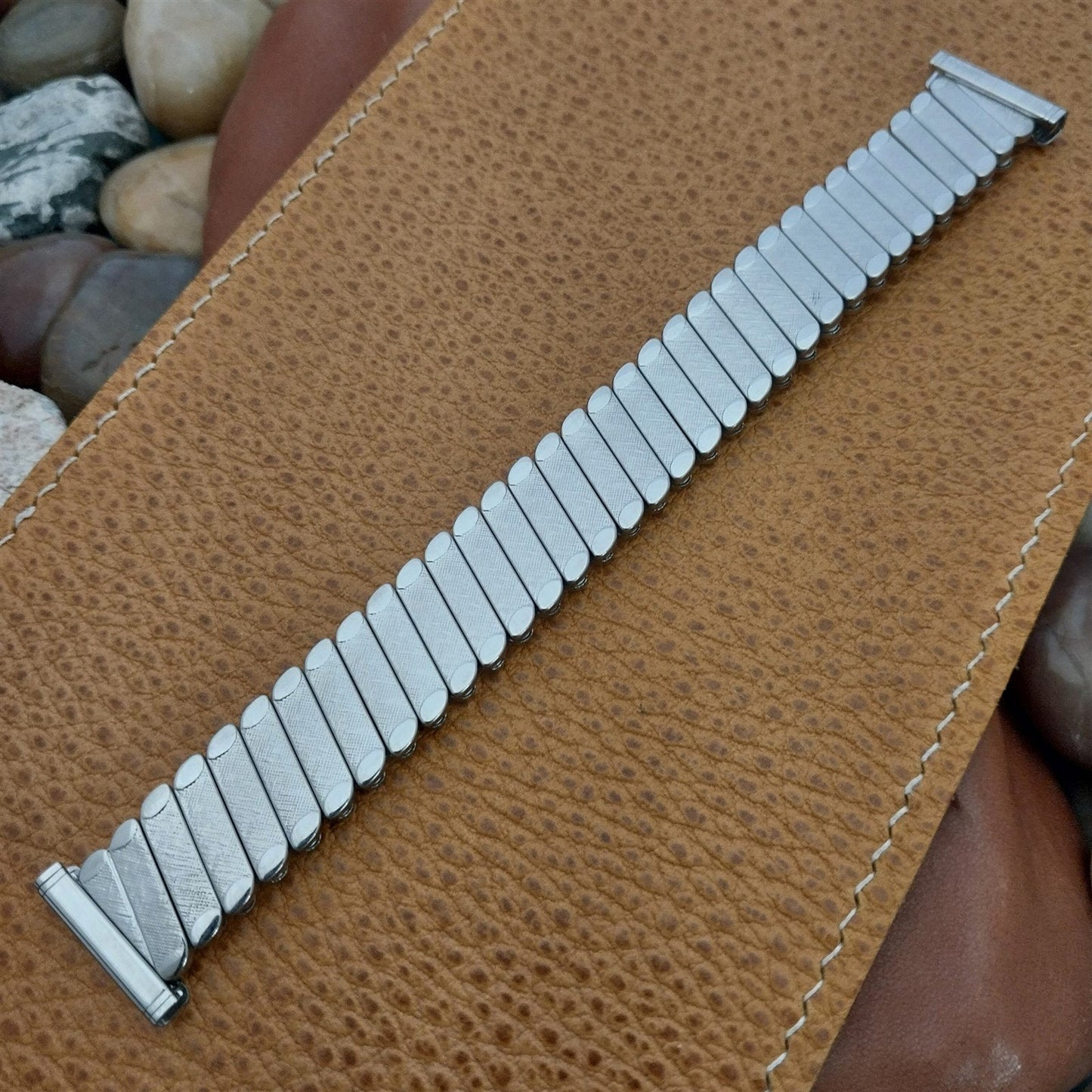 Stainless Steel Bellavance USA nos 1960s Vintage Watch Band 16mm 18mm 19mm