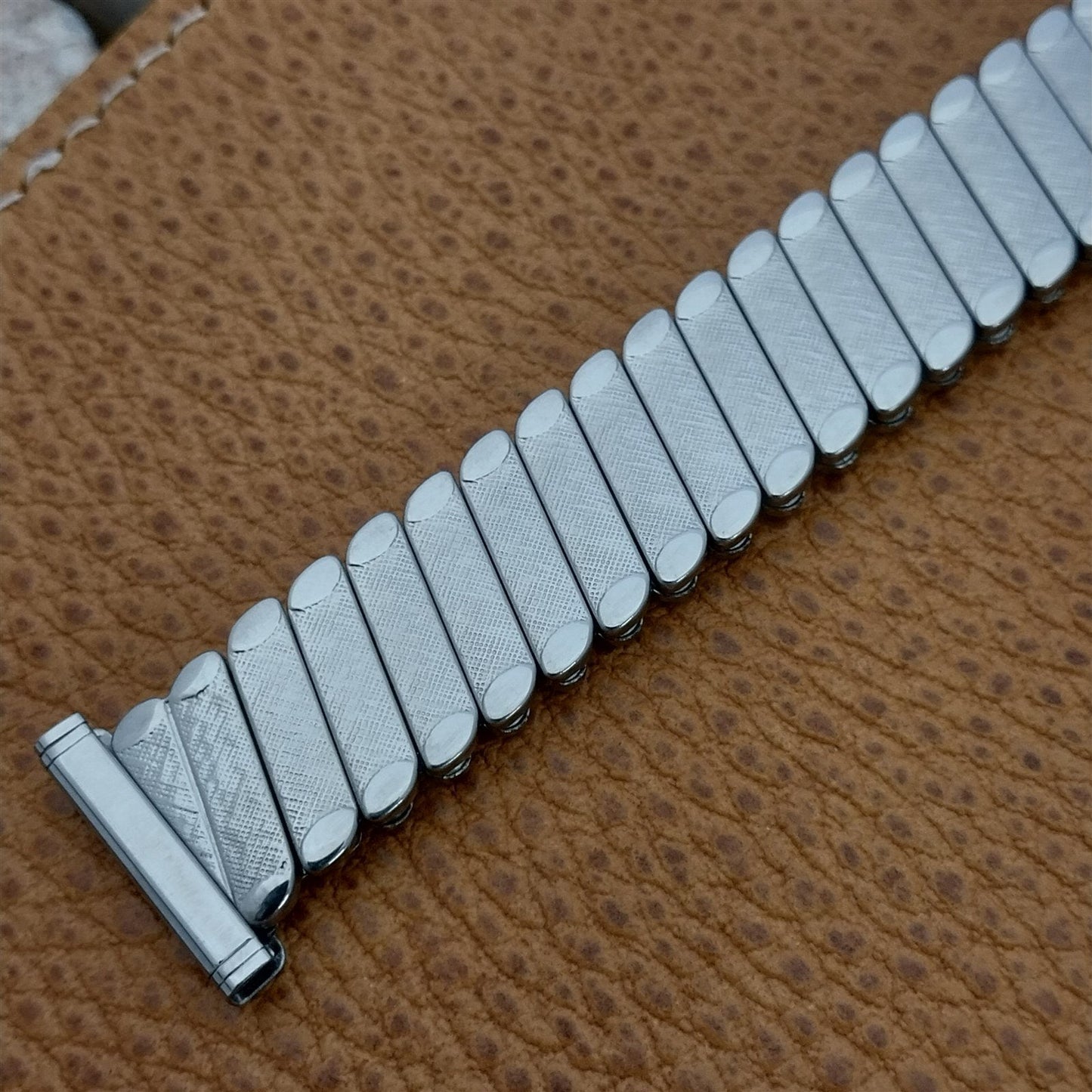 Stainless Steel Bellavance USA nos 1960s Vintage Watch Band 16mm 18mm 19mm