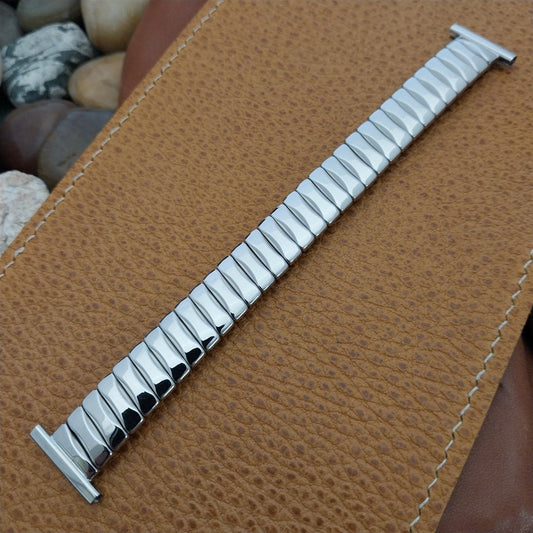 Stainless Steel 1950s Bellavance USA nos Vintage Watch Band 14mm 16mm 18mm