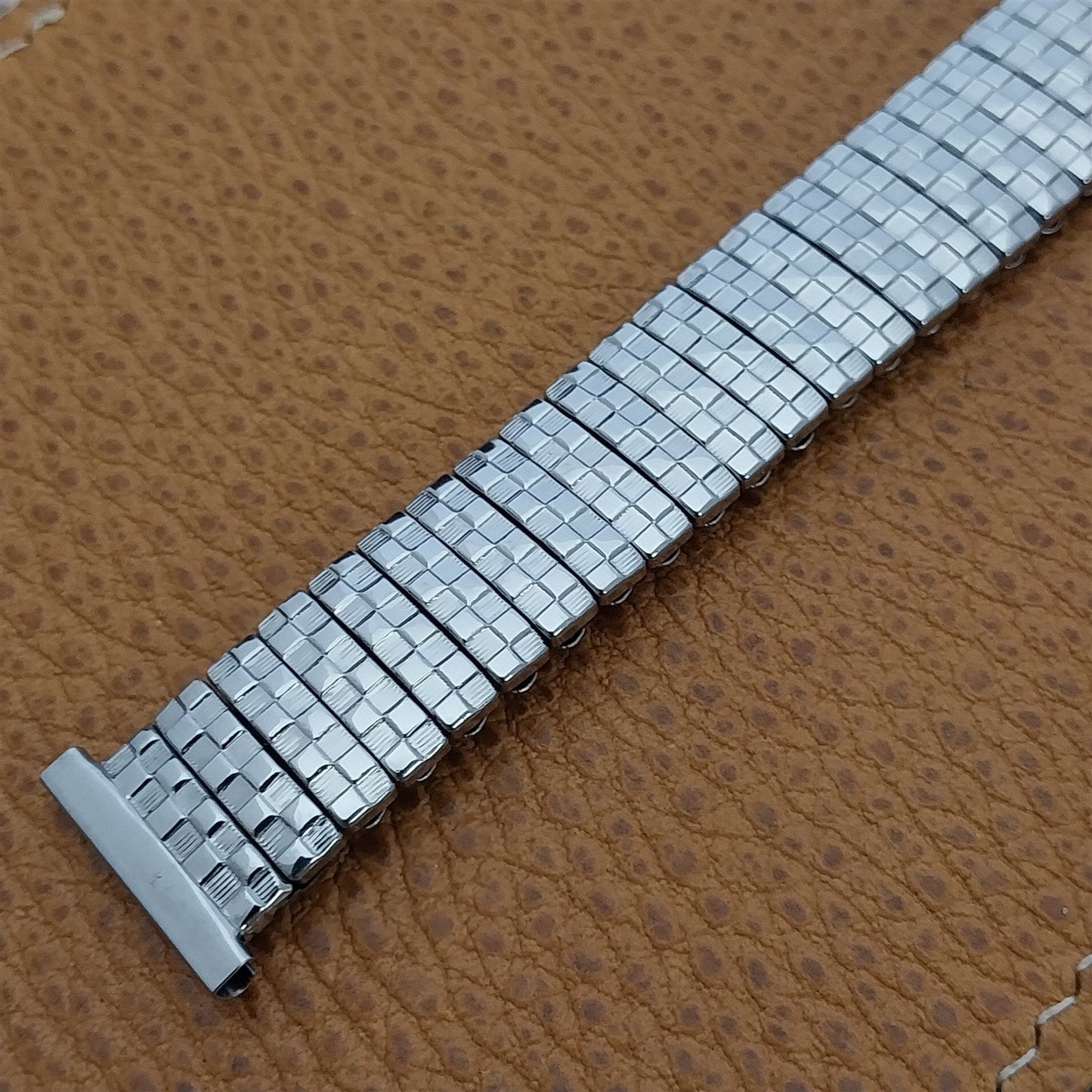 16mm 18mm 19mm Stainless Steel Expansion Foster USA nos 1950s Vintage Watch Band