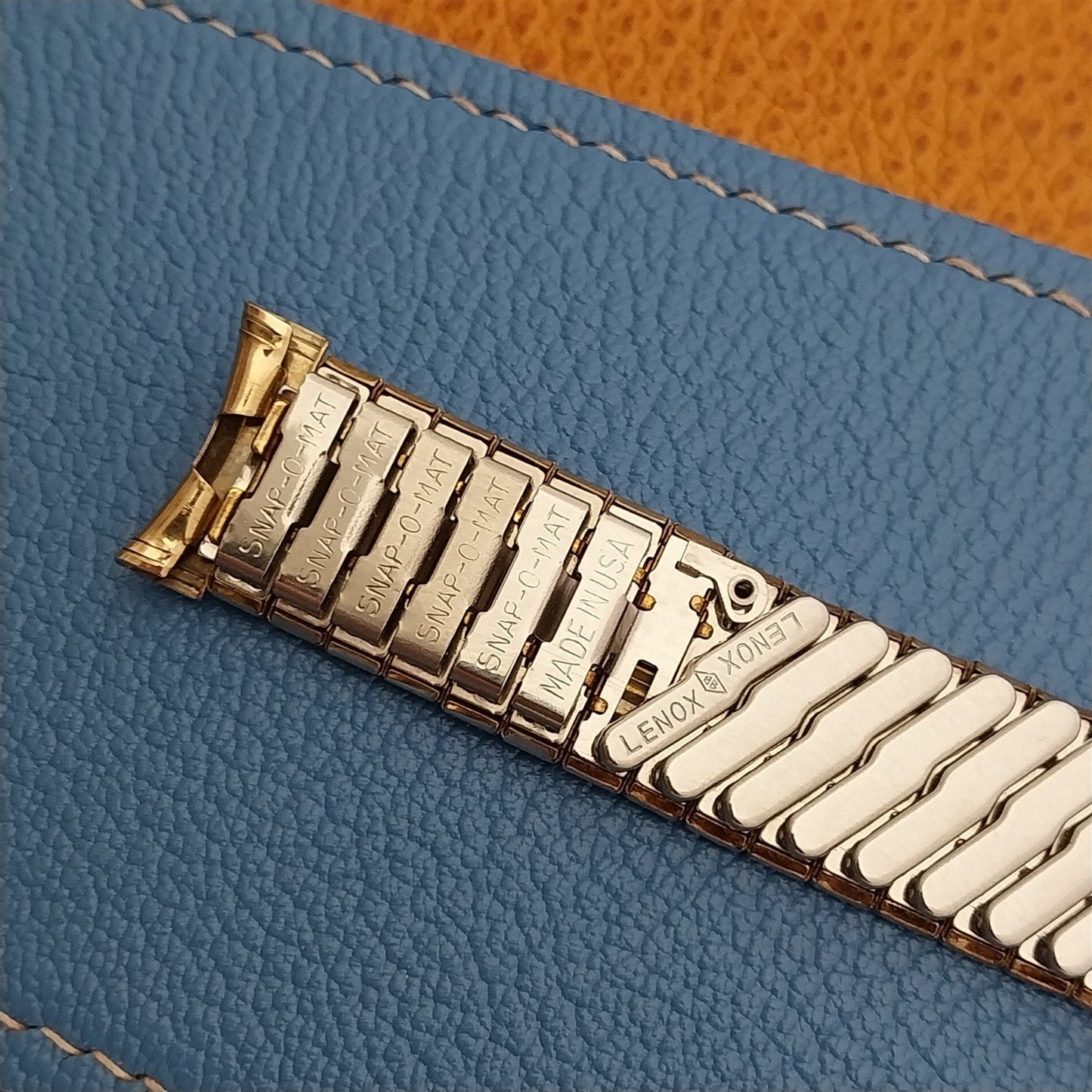 10k Gold-Filled Expansion nos 1960s Vintage Watch Band Lenox USA 16mm 18mm 19mm