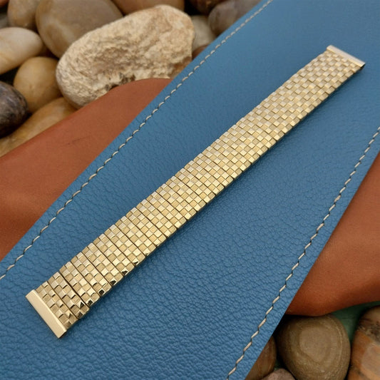 Vintage 1950s 5/8" Foster 10k Gold-Filled Unused nos Classic Stretch Watch Band