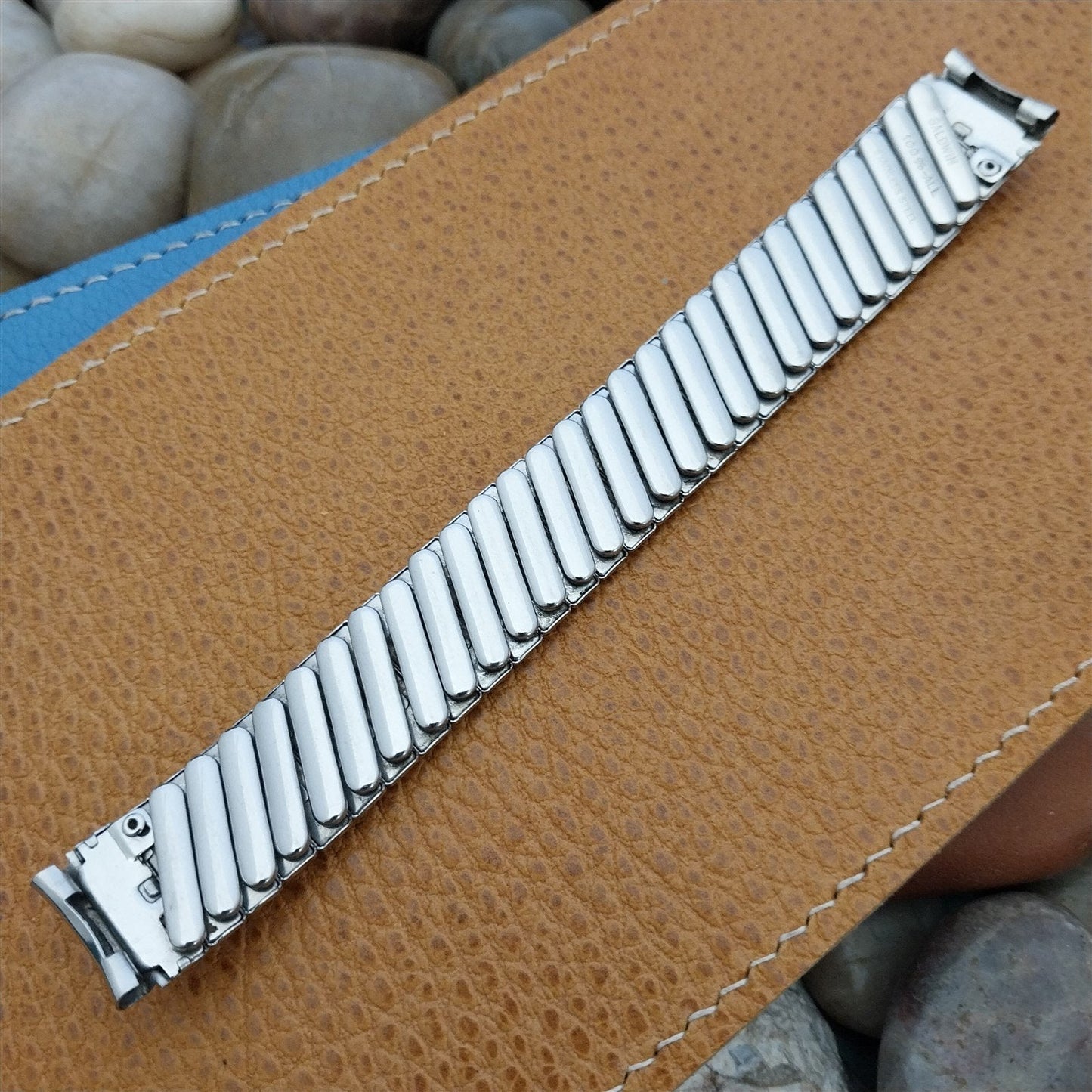 NOS 5/8" 16mm Baldwin Stainless Steel Expansion nos 1960s Vintage Watch Band