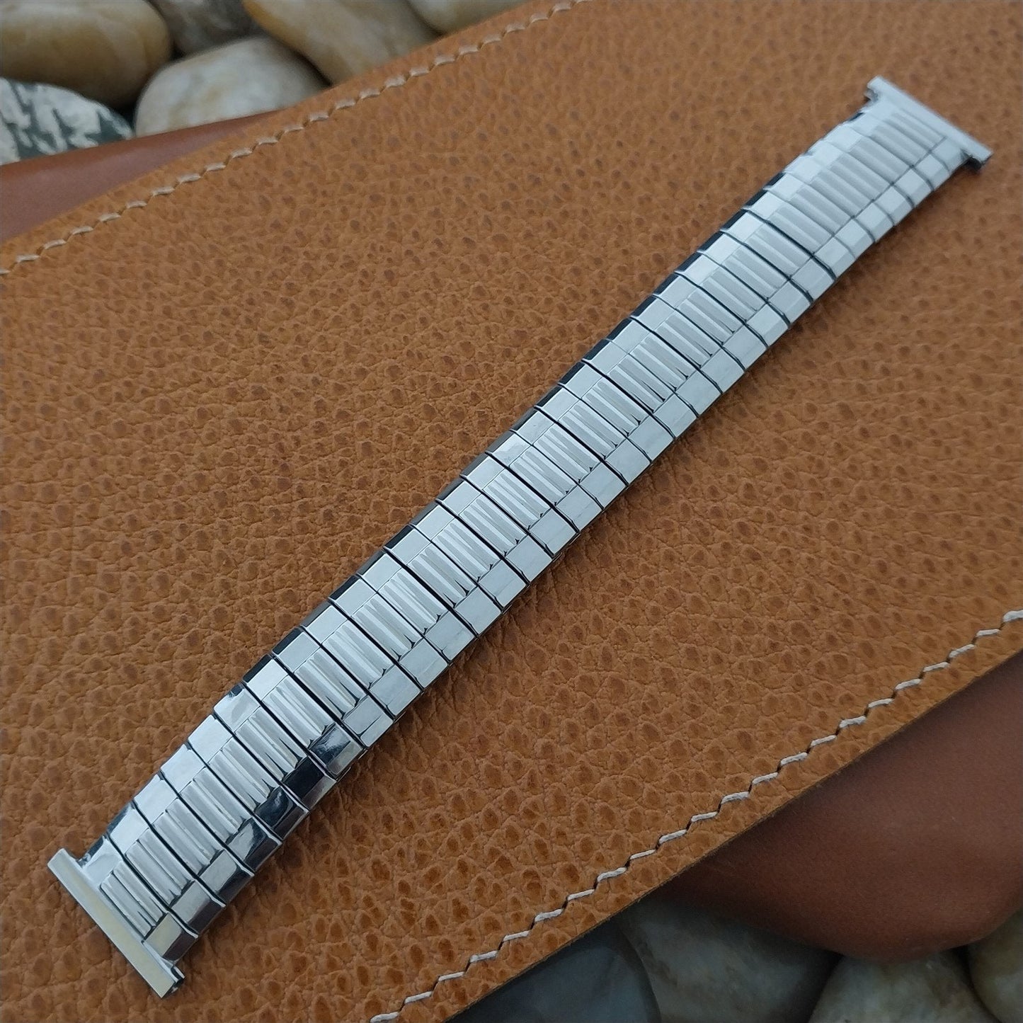 16mm 18mm 19mm 1950s Gemex The Captain Stainless Steel Unused Vintage Watch Band